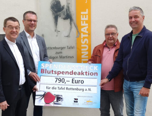 Blut und spenden für die Tafel